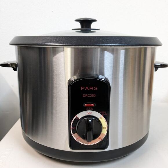 Pars Automatic Persian Rice Cooker Tahdig Rice Maker-Stainless-20 Cup-USED-M147